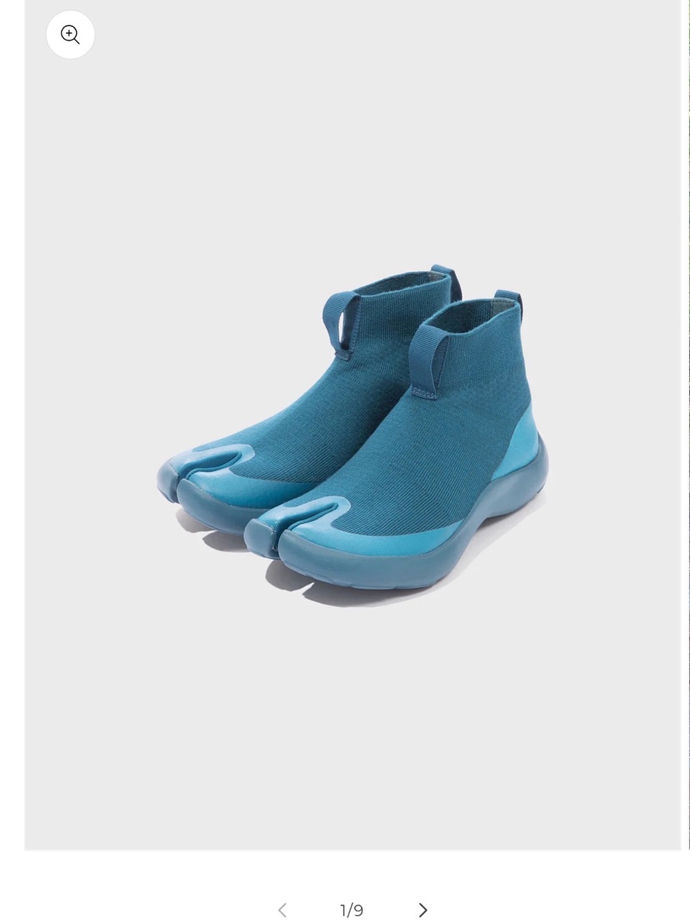 Women’s Teal Split-Toe Sock Bootie